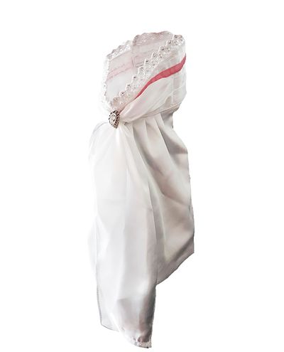Corbata de lazo rosa reina gatito ES