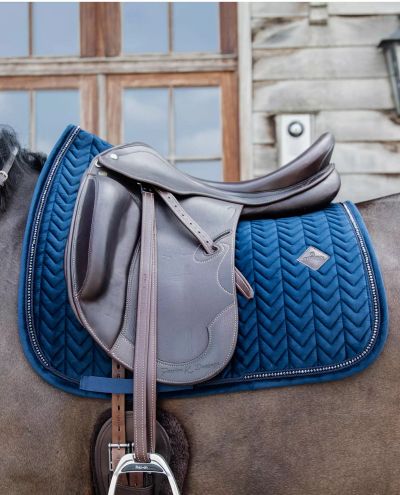 Velvet Pearls Navy Dressage (Full)