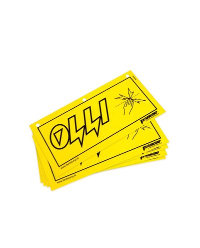 Olli Señal de advertencia para la cerca eléctrica (5pcs)