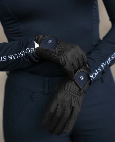 Guantes de equitación Motion Dark Ocean (7,5)