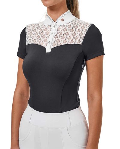 Camiseta Crystal Champion Top Océano Oscuro 