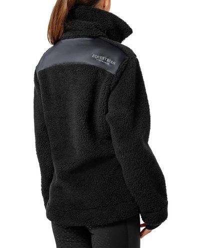 Chaqueta polar Teddy Negro Océano Oscuro (XL)