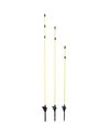 Olli Bastón de fibra de vidrio amarillo 110/88cm