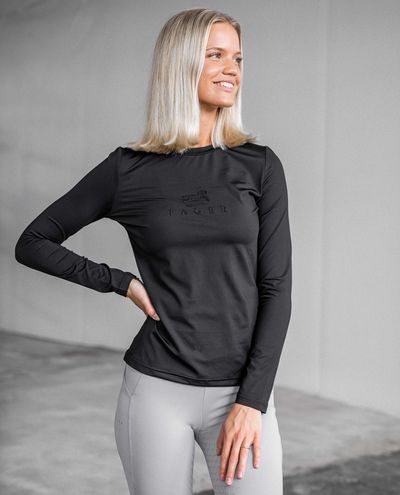 Camiseta Ida Manga Larga Negro